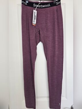 Smartwool Merino 250 Thermal Base Layer Bottoms Men M Brown Hiking Gorpcore NWT